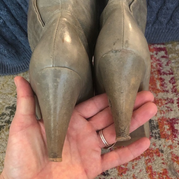 Vintage leather boots - Picture 4 of 5